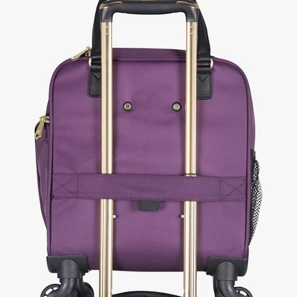 Like new Aimee kestenberg Florence 16” Twill 4-Wheel Underseat carry on - Picture 6 of 16